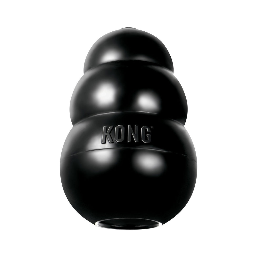 KONG Extreme Large L juguete rellenable ultra resistente negro, vista principal