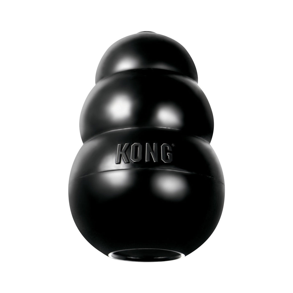 KONG Extreme Large L juguete rellenable ultra resistente negro, vista principal