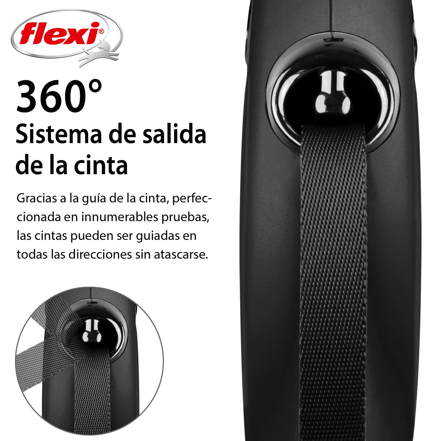 Flexi New Classic Correa L Perros Hasta 50 Kgs. Cinta 5 Mts.