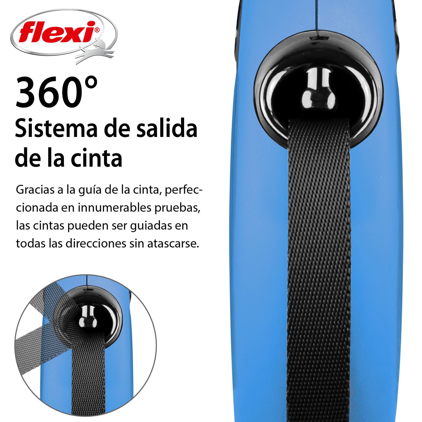 Flexi New Classic Correa L Perros Hasta 50 Kgs. Cinta 5 Mts.