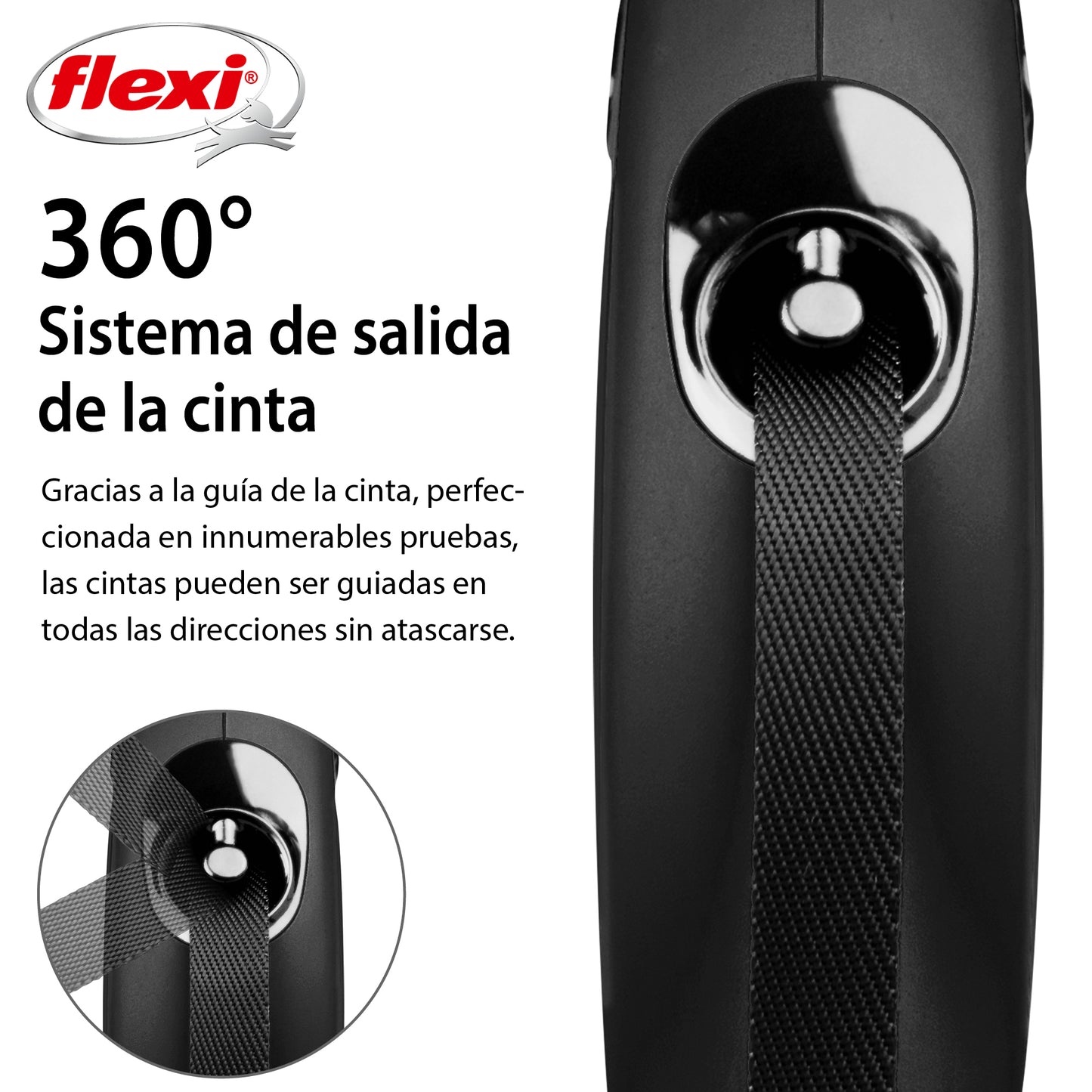 Flexi New Classic Correa M Perros Hasta 25 Kgs. Cinta 5 Mts.