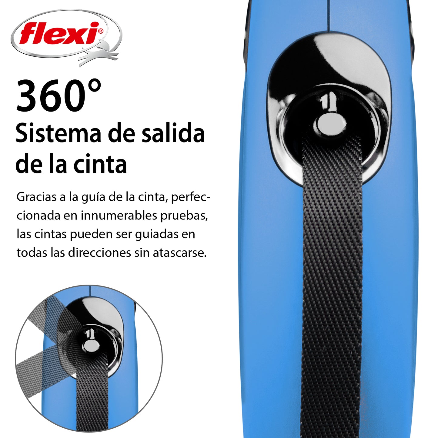 Flexi New Classic Correa M Perros Hasta 25 Kgs. Cinta 5 Mts.