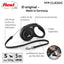 Flexi New Classic Correa S Perros Hasta 12 Kgs. Cordón 5 Mts.