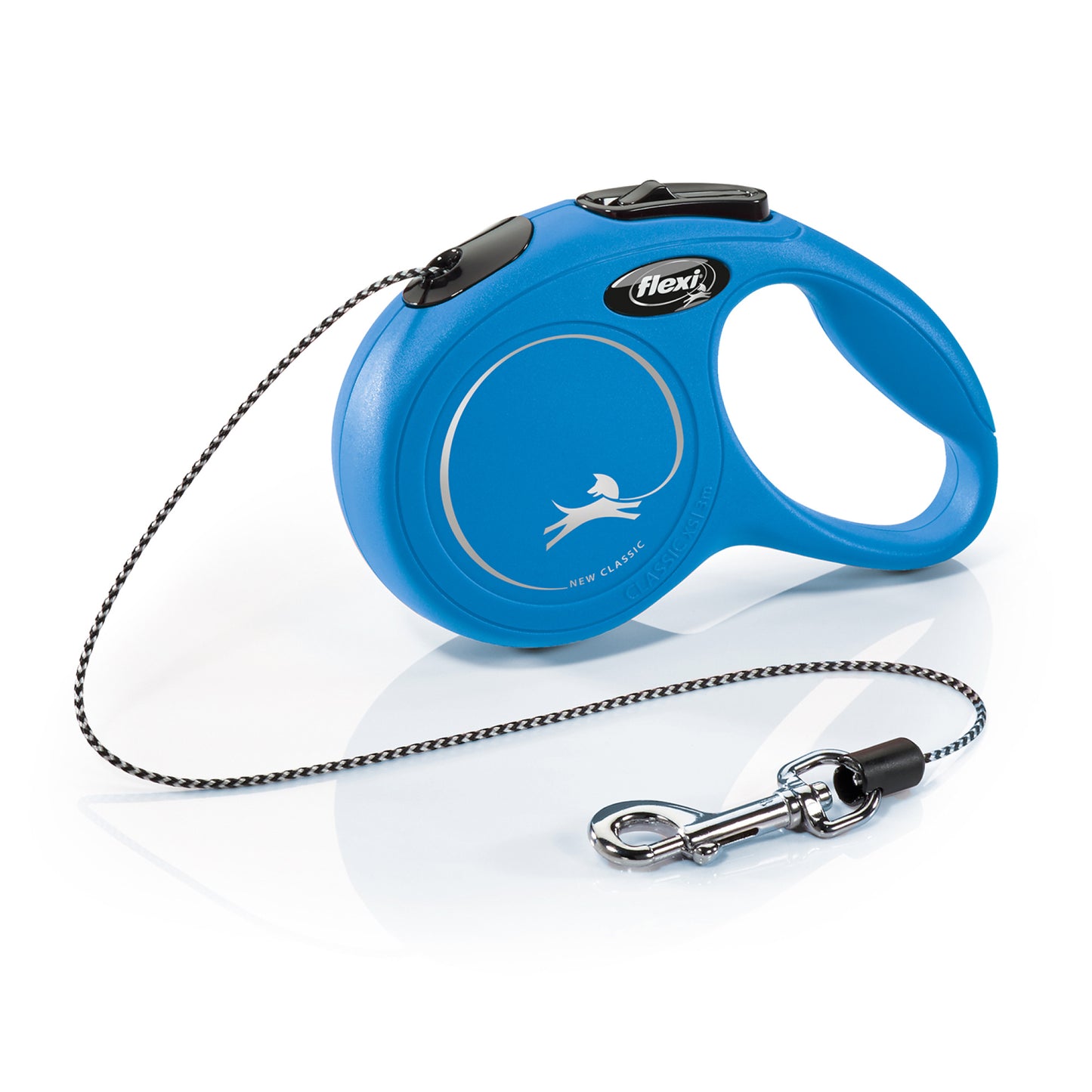 Flexi New Classic Correa Azul XS Perros Hasta 8 Kgs. Cordón 3 Mts.