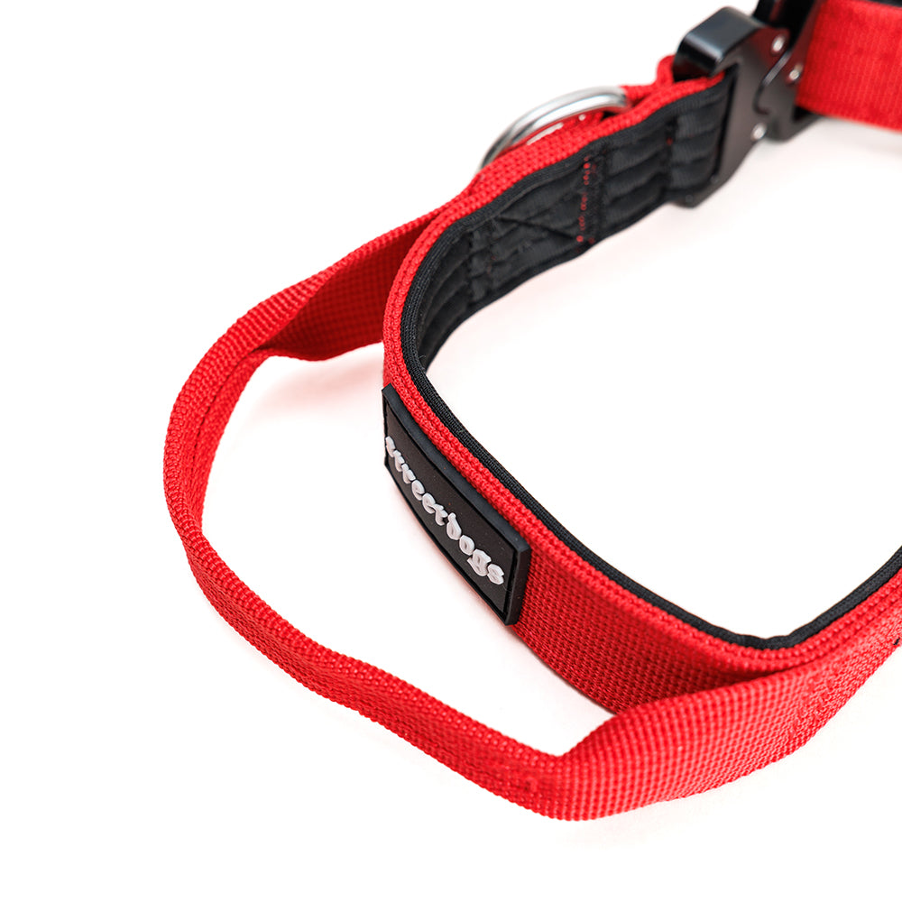 Street Dogs Collar Perro Combat 2,5 cm Rojo, vista 2