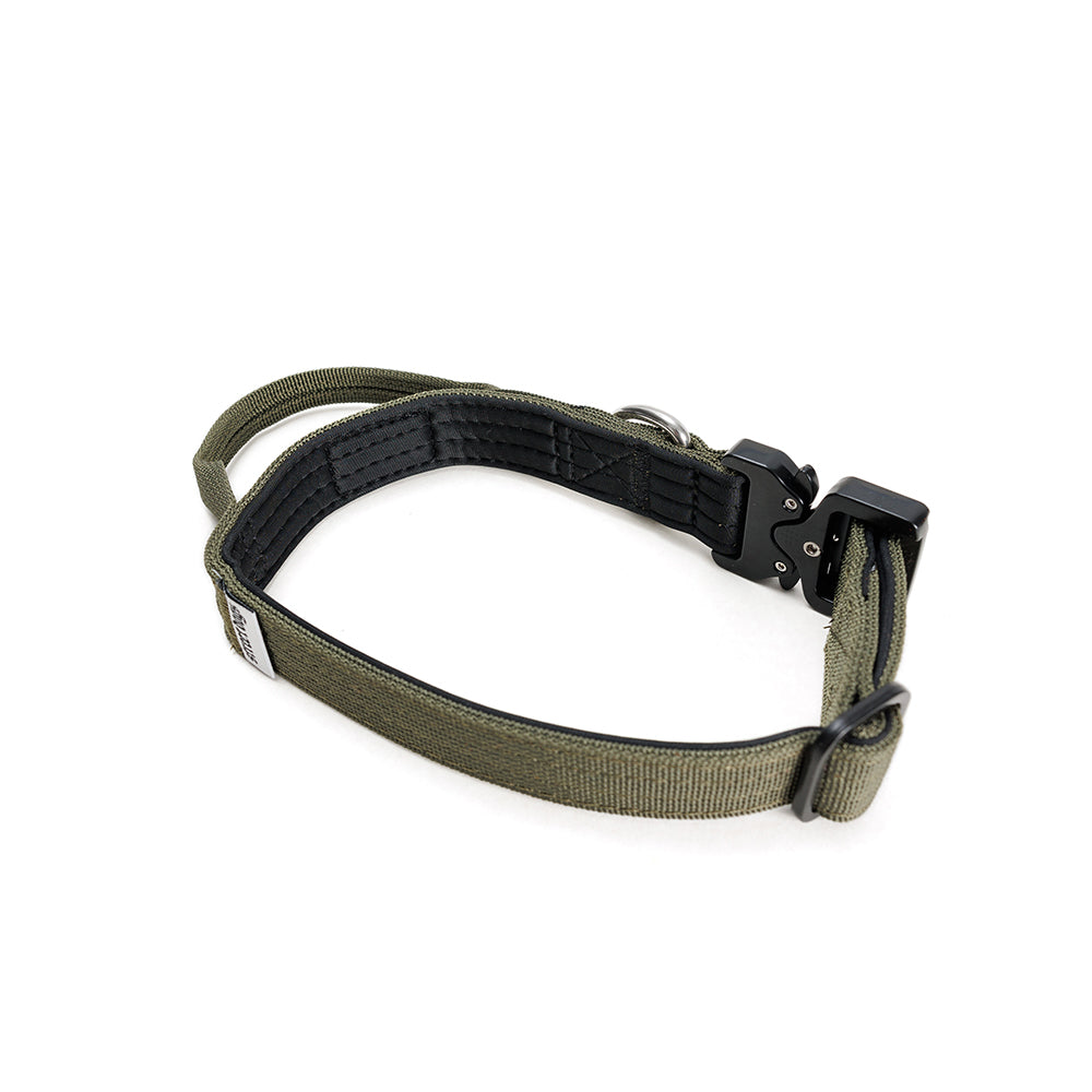 Street Dogs Collar Perro Combat 2,5 cm Khaki, vista 4