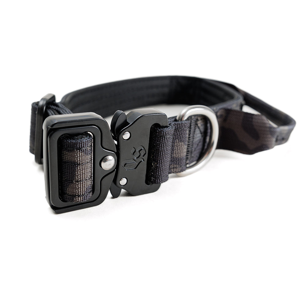 Street Dogs Collar Perro Combat 2,5 cm Camo Negro, vista 3