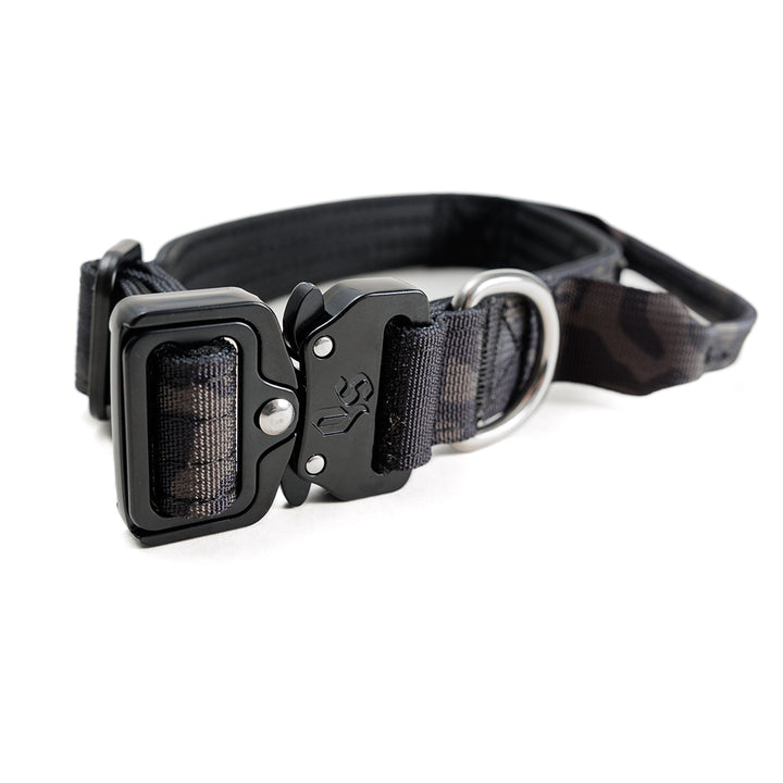 Street Dogs Collar Perro Combat 2,5 cm Camo Negro, vista 3