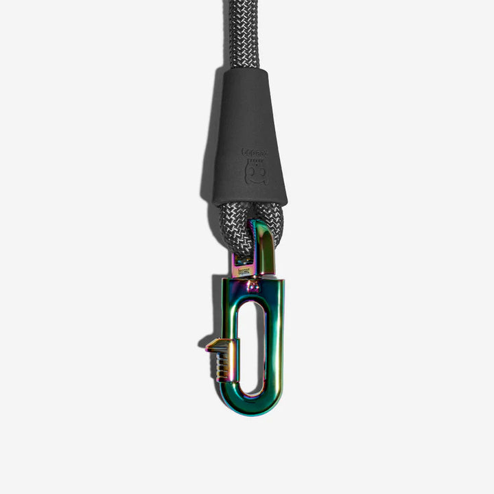 Zee Dog Titanium Grey correa handsfree cachorro perro usando producto