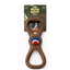 Stay Wild juguete mordedor perro infinito con pelota fibra bambú y goma 36 cm vista frontal