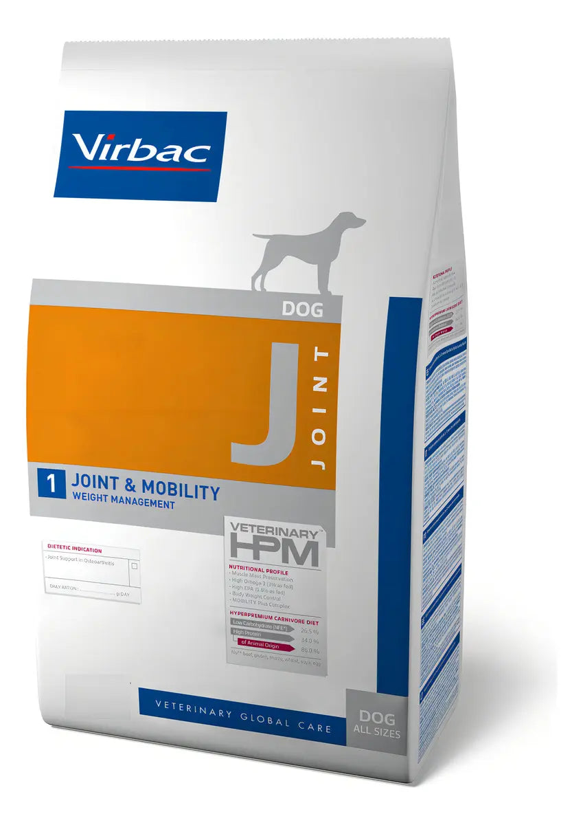 Virbac HPM Joint & Mobility D-Dog 12 kg saco vista lateral