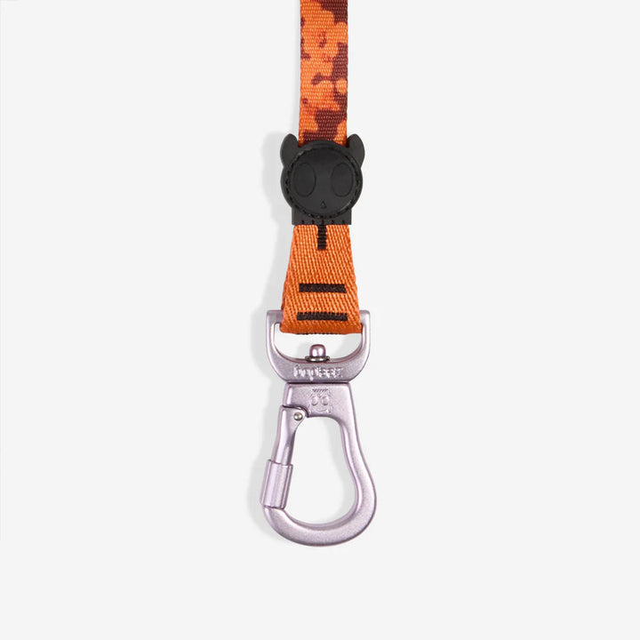 Zee Dog Leopard correa larga 3 metros para perros detalle del mosquetón
