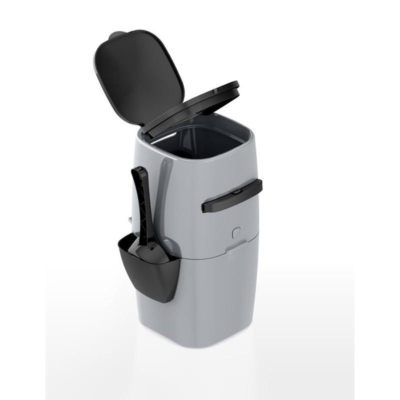 Litter Genie Pail Design Plus basurero sanitario para gatos detalle del sistema