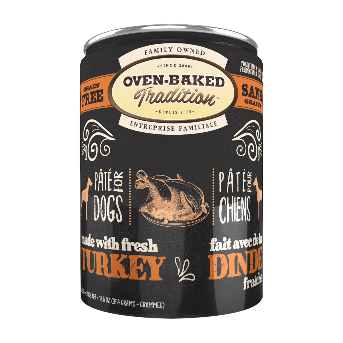 Oven Baked Tradition Perro Adulto Paté Pavo 354 Grs.