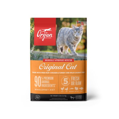 Orijen Original Cat libre de granos alimento para gatos vista frontal