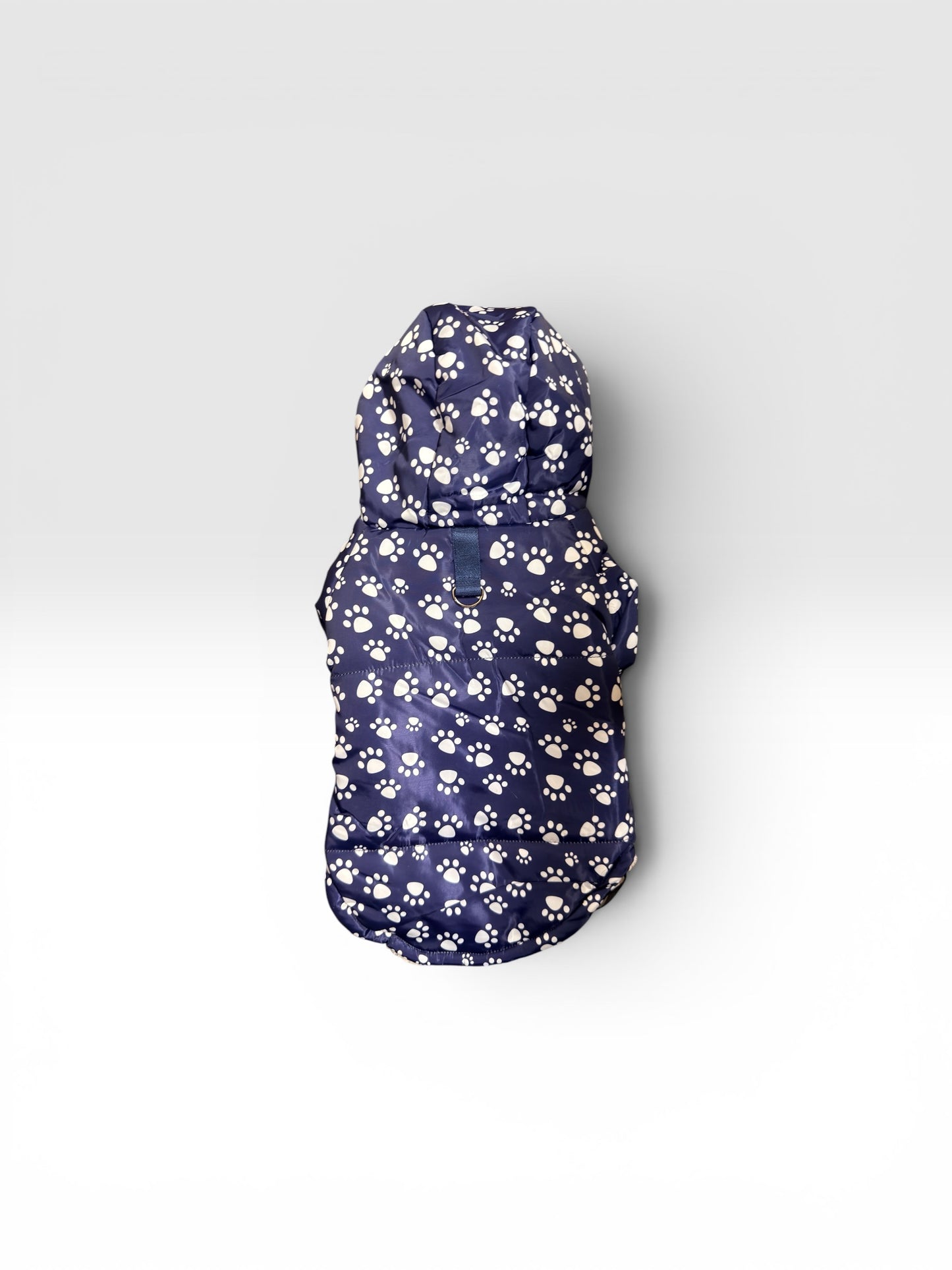 Parka Impermeable con Chiporro y Gorro Azul Perros y Gatos