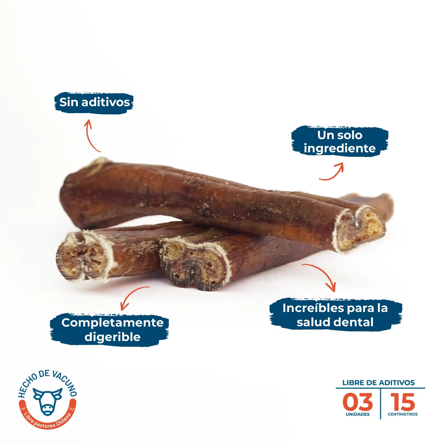 South Bites Snacks Bully Sticks 3 Uds x 15 Cms.