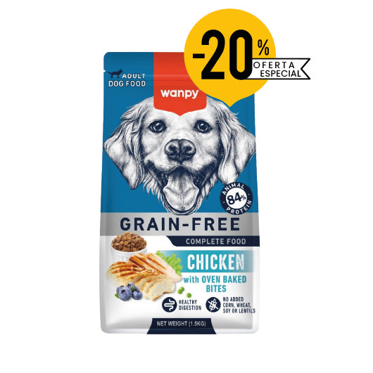 Wanpy Perro Adulto Grain Free Pollo 1.5 Kg