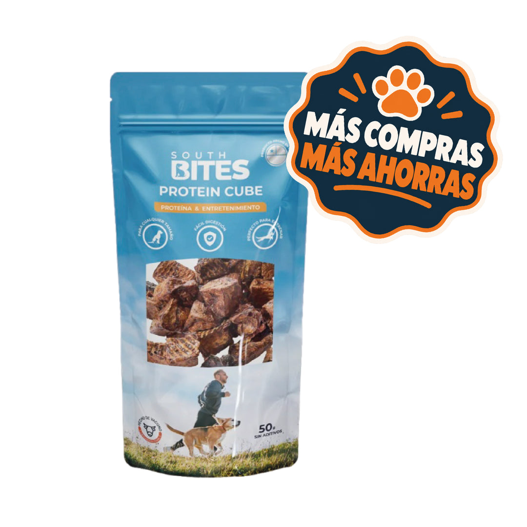 South Bites Snacks Protein Cube 50 Grs. para Perros