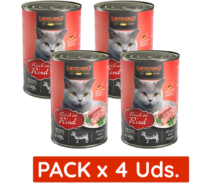 Leonardo Quality Selection Ternera 400 Grs. x 4 Uds.