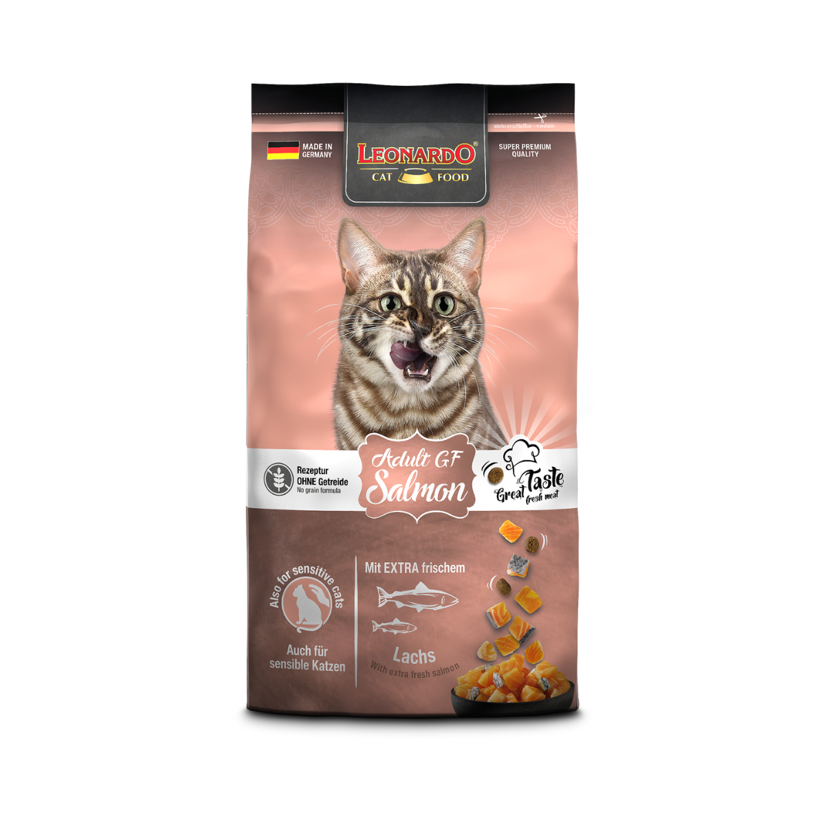 Leonardo Adult Grain Free Salmón 1.8 Kg