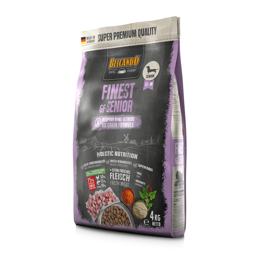 Belcando Finest GF Senior 4 Kg empaque