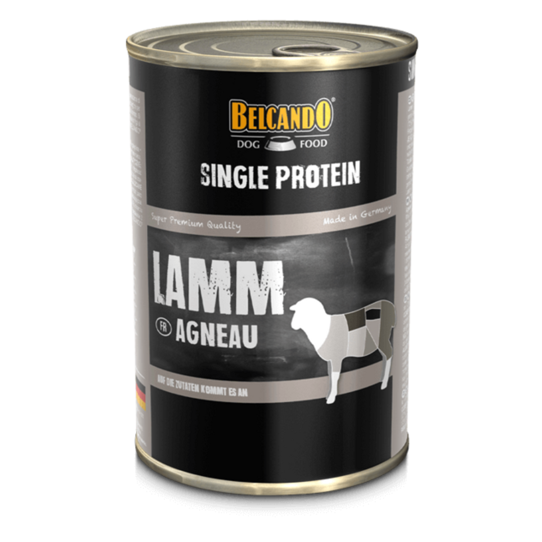 Belcando Single Protein cordero lata 400 grs alimento húmedo monoproteico perro