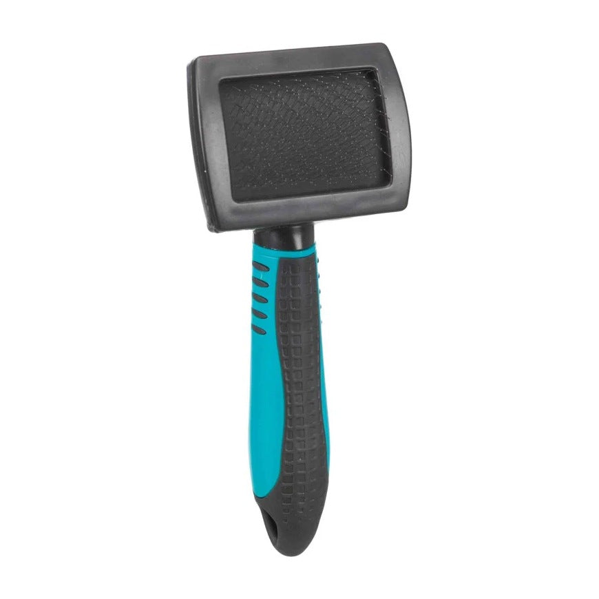 Trixie cepillo suave 7x16 cms accesorio grooming para perros y gatos vista frontal