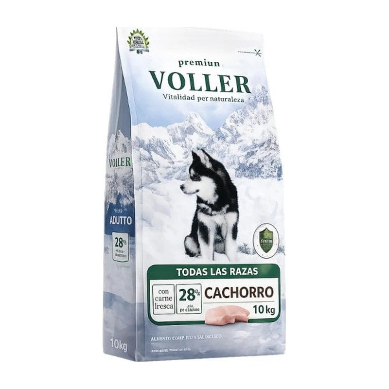 Voller Premium perro cachorro 10 Kg alimento seco empaque