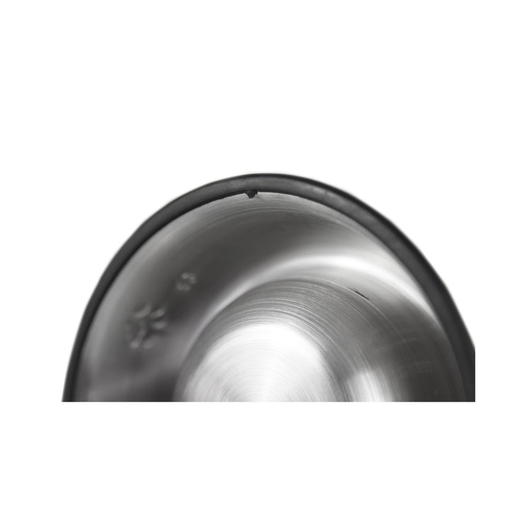 BRNX plato de acero inoxidable talla XXXL con base antideslizante y huellas grabadas, vista 4