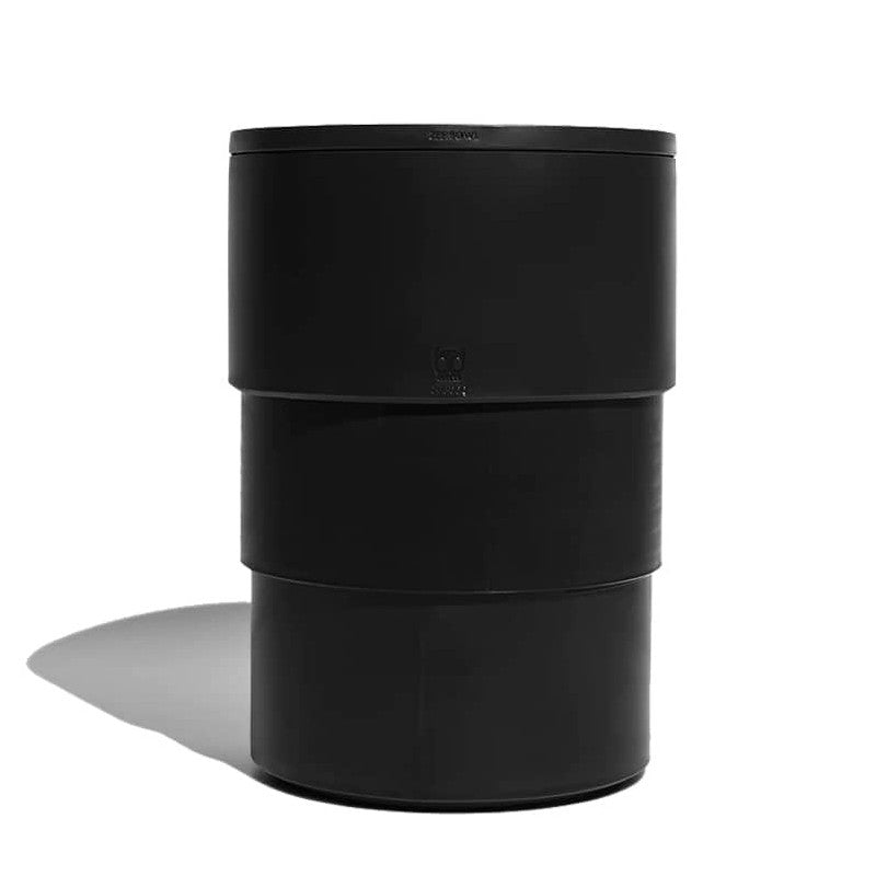 Zee Dog Bowl Perro Plato Ajustable Gotham Negro