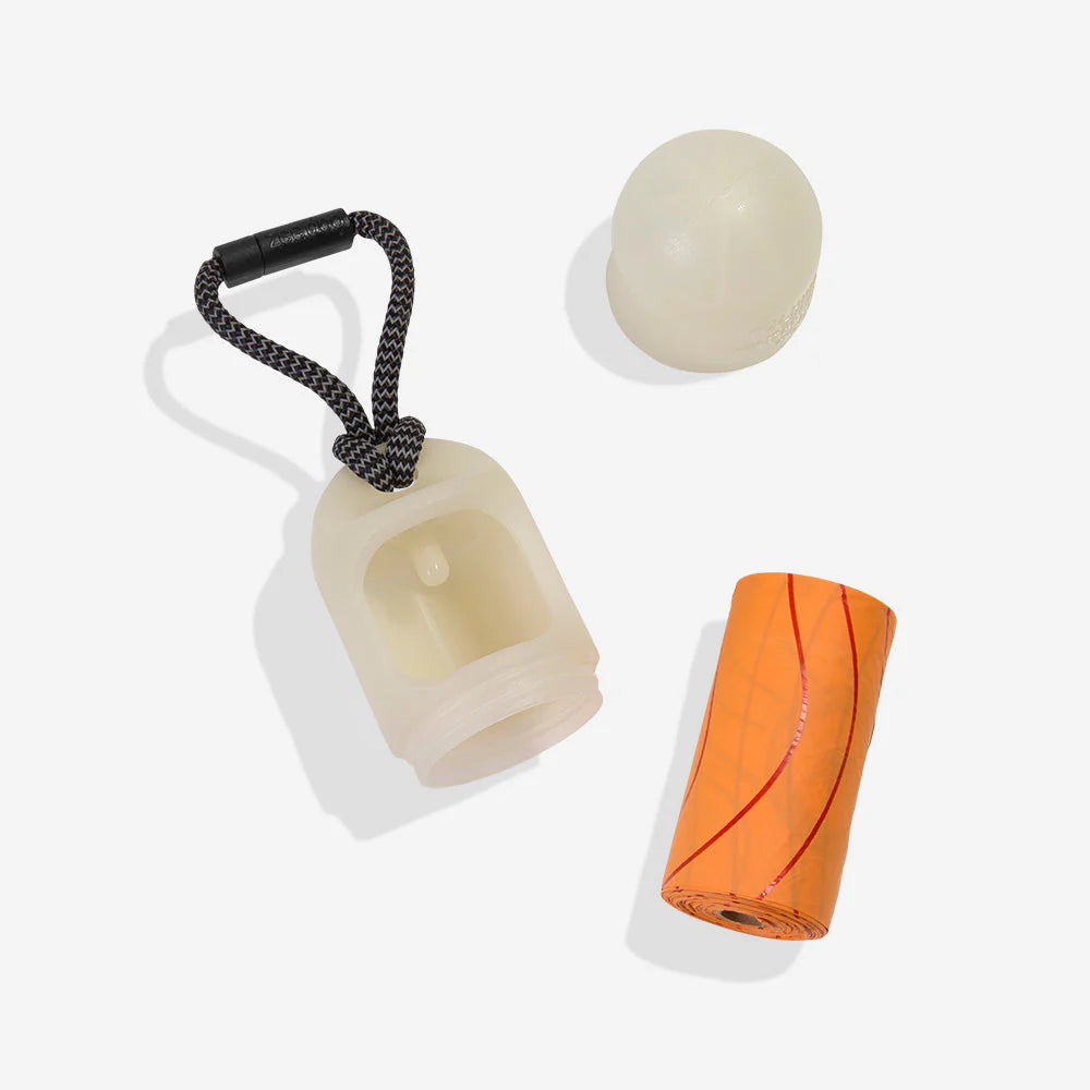 Zee Dog Dispensador de Bolsitas Fosforescente + 1 Rollo Bolsitas