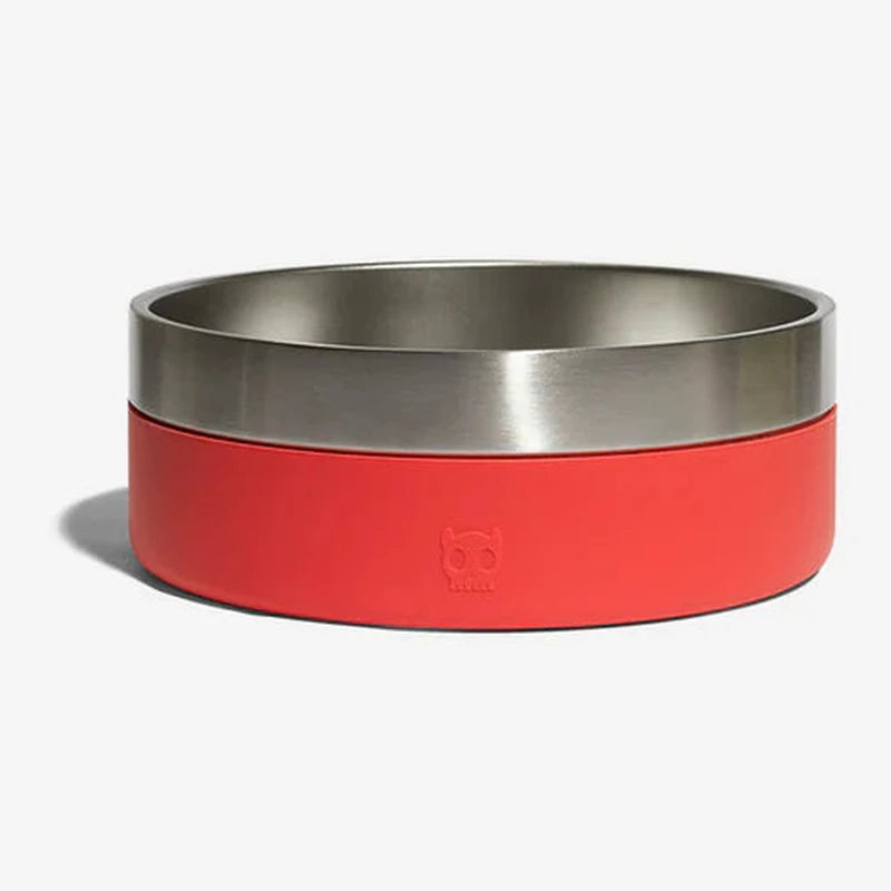 Zee Dog Tuff Bowl coral 1.2 litros plato para perro vista frontal