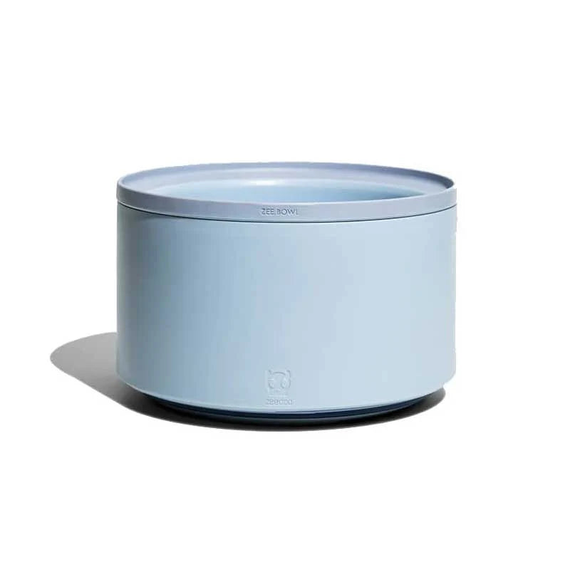 Zee Dog Bowl Perro Plato Ajustable Soft Blue